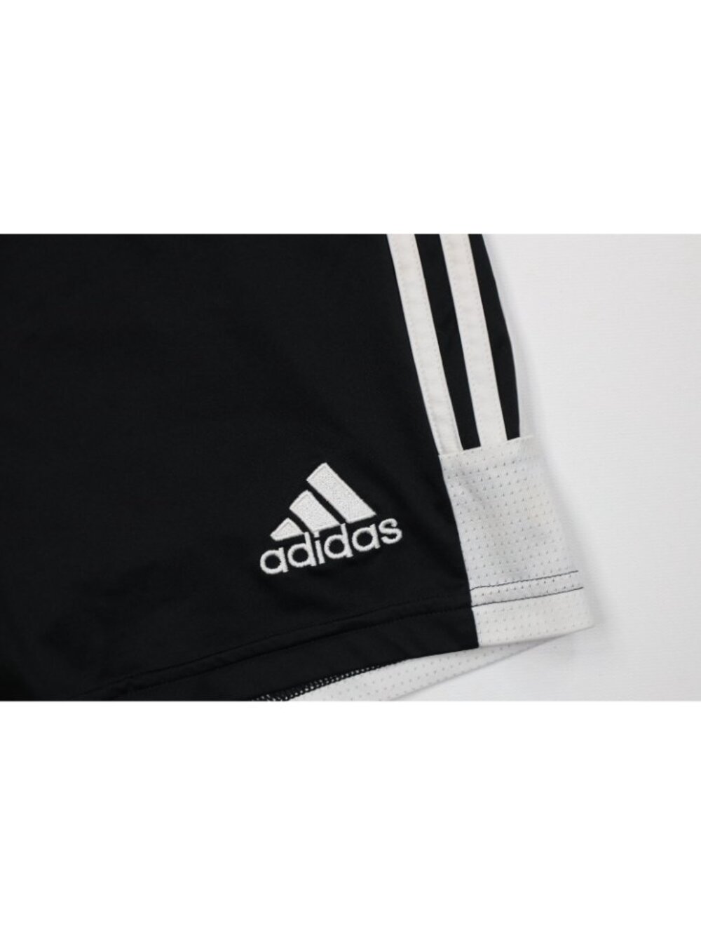 Vintage Y2K Adidas Mens Medium Striped Above Knee Running Jogging Soccer Shorts - Picture 5 of 12